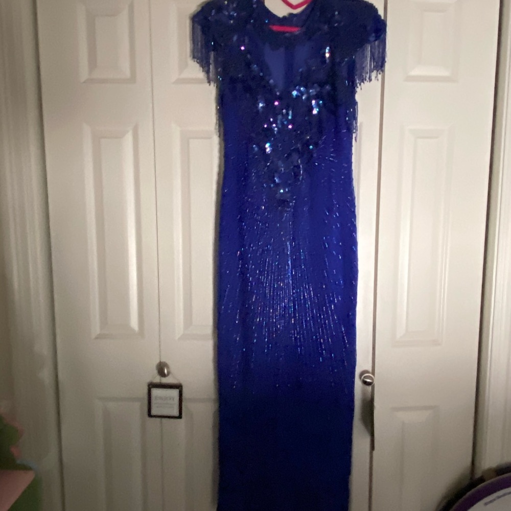 Vintage Beaded Ball Gown